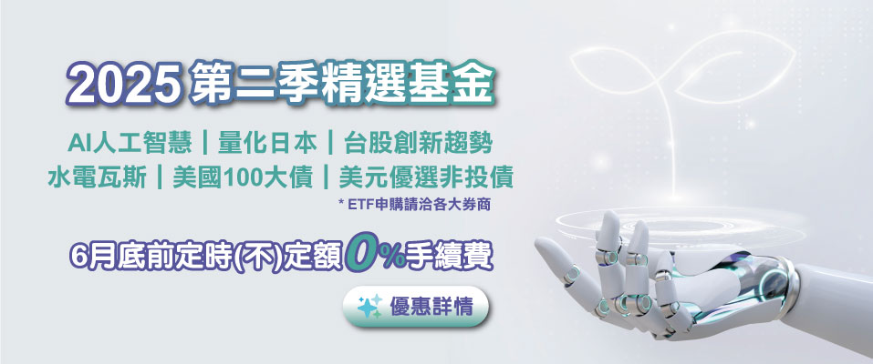 2025年第二季精選基金