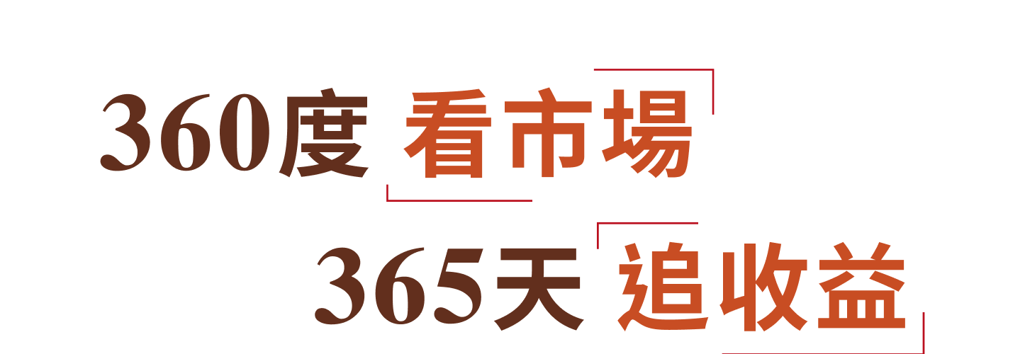 360度看市場 365天追收益